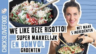 VEGETARISCHE RISOTTO MET PAPRIKA EN BOONTJES  CHICKSLOVEFOOD [upl. by Zucker]