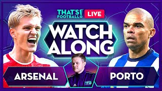 ARSENAL vs PORTO LIVE with Mark Goldbridge [upl. by Aicad317]