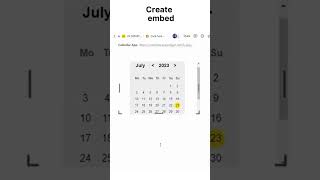 How to add calendar widget in Notion [upl. by Sseb520]