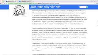 How to Use InterNACHIs Online Inspection Agreement System [upl. by Malamud687]