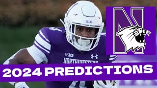 Northwestern Football 2024 Predictions [upl. by Wehner855]