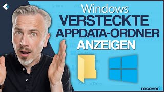 Versteckte AppData Ordner anzeigen  Windows 1078 [upl. by Inger]