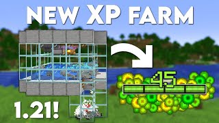 BEST SIMPLE 121 XP FARM TUTORIAL in Minecraft Bedrock MCPEXboxPSSwitchPC [upl. by Cade]