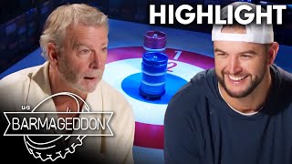 Bill Engvall amp AJ McCarron Face Off in Keg Kurling  Barmageddon S2 E9  USA [upl. by Earehc317]