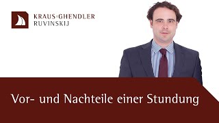 Vorteile und Nachteile einer Stundung  Erklärt vom Fachanwalt [upl. by Nasho]