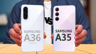 Samsung Galaxy A36 Vs Samsung Galaxy A35 [upl. by Eirahcaz80]