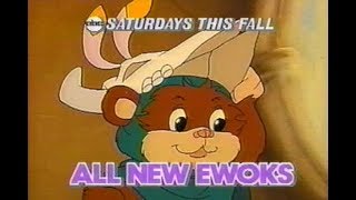 Star Wars Ewoks 1986 ABC promo [upl. by Esined]