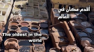 أقدم دار للدباغة في العالمThe oldest Tanneriesin the world [upl. by Yllime]