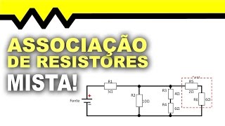 Associação mista de resistores Como calcular [upl. by Middle436]