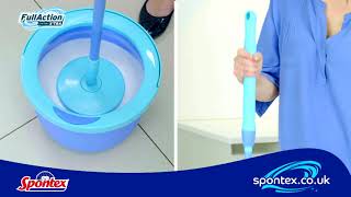 Spontex Full Action System Spin Mop amp Bucket TV Advert [upl. by Emmuela]