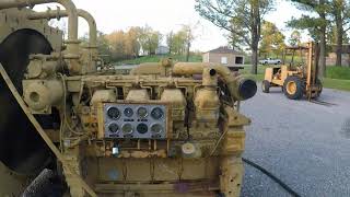 Caterpillar 3508  35 Liter V8 Diesel Engine with Air Starter [upl. by Chuipek]