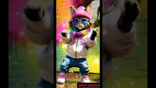 Cute cat dancingquotप्यारी बिल्ली का डांसquot [upl. by Adnilahs]