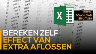 Extra aflossen  Bereken het maandelijkse effect [upl. by Aneret]