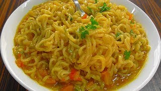 maggi masala noodles recipe5minutes spicy maggie noodles recipestreet style magi masala noodles [upl. by Adlesirc827]