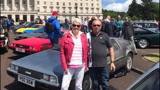 Pamela Ballantine Interview amp best DeLorean prize at Stormont classic car show 2024 [upl. by Brufsky970]