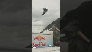 Chur Big Air 🇨🇭 snowboarding bigair snowboard jump flip backflip [upl. by Gildus]