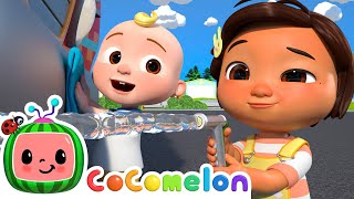 Fire Truck Wash Song  CoComelon Nursery Rhymes amp Kids Songs [upl. by Jordanson]