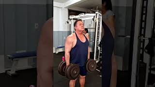 TREINANDO O AGARRE COM 70kg DE CADA LADO NÃO ERA O QUE EU QUERIA POIS USEI STRAPS musculação [upl. by Attoynek25]