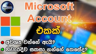 How to create a Microsoft Account l SINHALA [upl. by Ahsenauq]