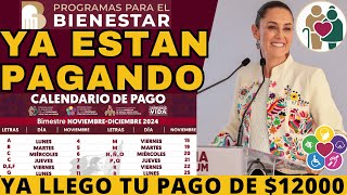 🚨CALENDARIO ADELANTAN PAGOS BIENESTAR NUEVAS FECHAS YA ESTAN PAGANDO PENSION➕AGUINALDO WALMART [upl. by Htesil]