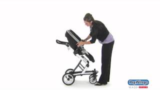 2011 Stroller System  Peg Perego Skate System  How to Recline and Reverse the Seat [upl. by Folberth]