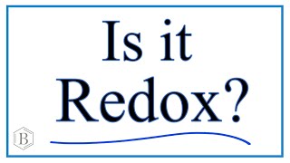 How to Tell if a Reaction is a Redox Reaction [upl. by Annoek988]