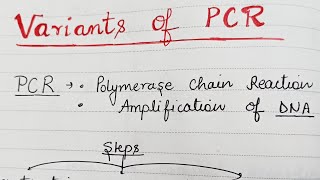 Variants of PCR Part 2 AFLP Asymmetric Real Time Colony Single cell Allele Specific PCR [upl. by Ojybbob262]