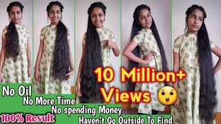 Grow Hair Faster  1 Magic Trick for Growing Long Hair  No Oil No Cost Nothing To Find  RuntiMe [upl. by Enneyehs441]