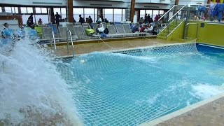 CRUISE SHIP IN STORM  KREUZFAHRTSCHIFF IM STURM [upl. by Curran182]