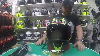 Caberg Drift Evo CARBON review  Garage moto shop tv [upl. by Tneicniv]