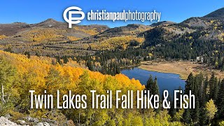 Twin Lakes Trail Fall Hike amp Fish Wasatch National Forest Utah October 2023 [upl. by Retxab187]