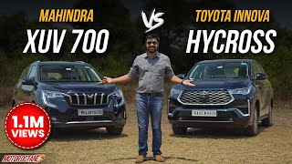 Mahindra XUV700 vs Toyota Innova Hycross  Comparison [upl. by Vaenfila]