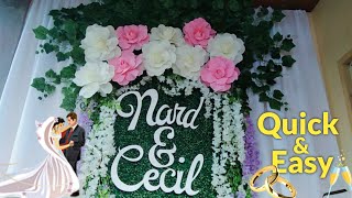 Affordable Wedding Decoration Ideas at Home [upl. by Ecyac457]