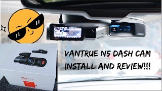 Vantrue N5 Dash Cam Install Review and Features 201524 Dodge Challenger [upl. by Eneleuqcaj774]