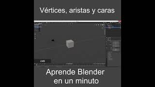 Vértices aristas y caras en Blender [upl. by Marasco954]