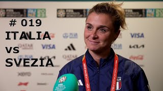 Italia vs Svezia partita Mondiali calcio femminile 2023 [upl. by Ahsiya]