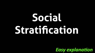 Social Stratification in Sociology [upl. by Nikal]