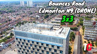 3x3 Drone Footage of the Bounces Road Tower Block N9 Edmonton  Teaampcrumpets [upl. by Lecirg73]