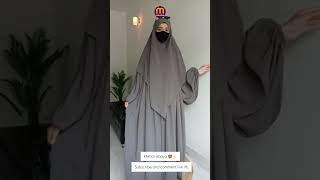 Khimar Abaya ✨ shorts viral youtubeshorts [upl. by Nydroj]