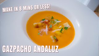 Authentic Spanish Gazpacho Recipe  How to Make Cold Tomato Soup  Chef James [upl. by Laden]