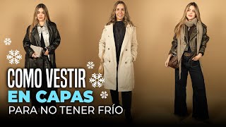 TIPS DE ESTILO Vestir en Capas para un Invierno Cálido✅ Dani Mateluna Asesora de Imagen [upl. by Arabel273]