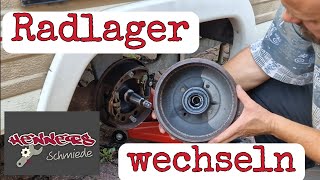 Hilfe mein Wohnwagen knarzt an der Achse 😱 Radlager am WohnwagenAnhänger tauschen leicht gemacht [upl. by Okoy775]