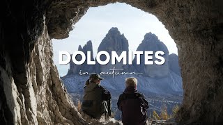 Cinematic Vlog with Sony ZVE1  Dolomites in October Autumn [upl. by Buchalter]