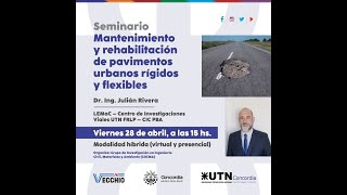 Mantenimiento y rehabilitación de pavimentos urbanos rígidos y flexibles [upl. by Krik997]