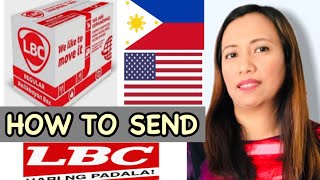 🇺🇸🇵🇭HOW TO SEND LBC PACKAGE FROM USA TO PHILIPPINES  COST WEIGHT LIMIT AND DELIVERY 📦 [upl. by Merri82]