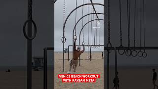 Venice Beach workout with Ray Ban Meta POV [upl. by Nema]