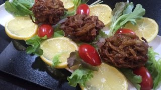 ONION BHAJIS Restaurant Style  Als Kitchen [upl. by Sparky728]