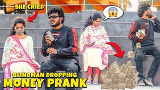 BLIND MAN DROPPING ₹500000 PRANK ON CUTE GIRL 😱 ₹500000 லட்சமா😨 Nellai360 [upl. by Fante]