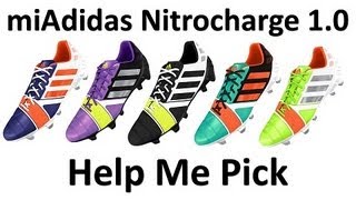 miAdidas Nitrocharge 10  Help Me Pick a Design [upl. by Kcirdnek]