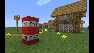 Minecraft  TNT Village [upl. by Ettinger]